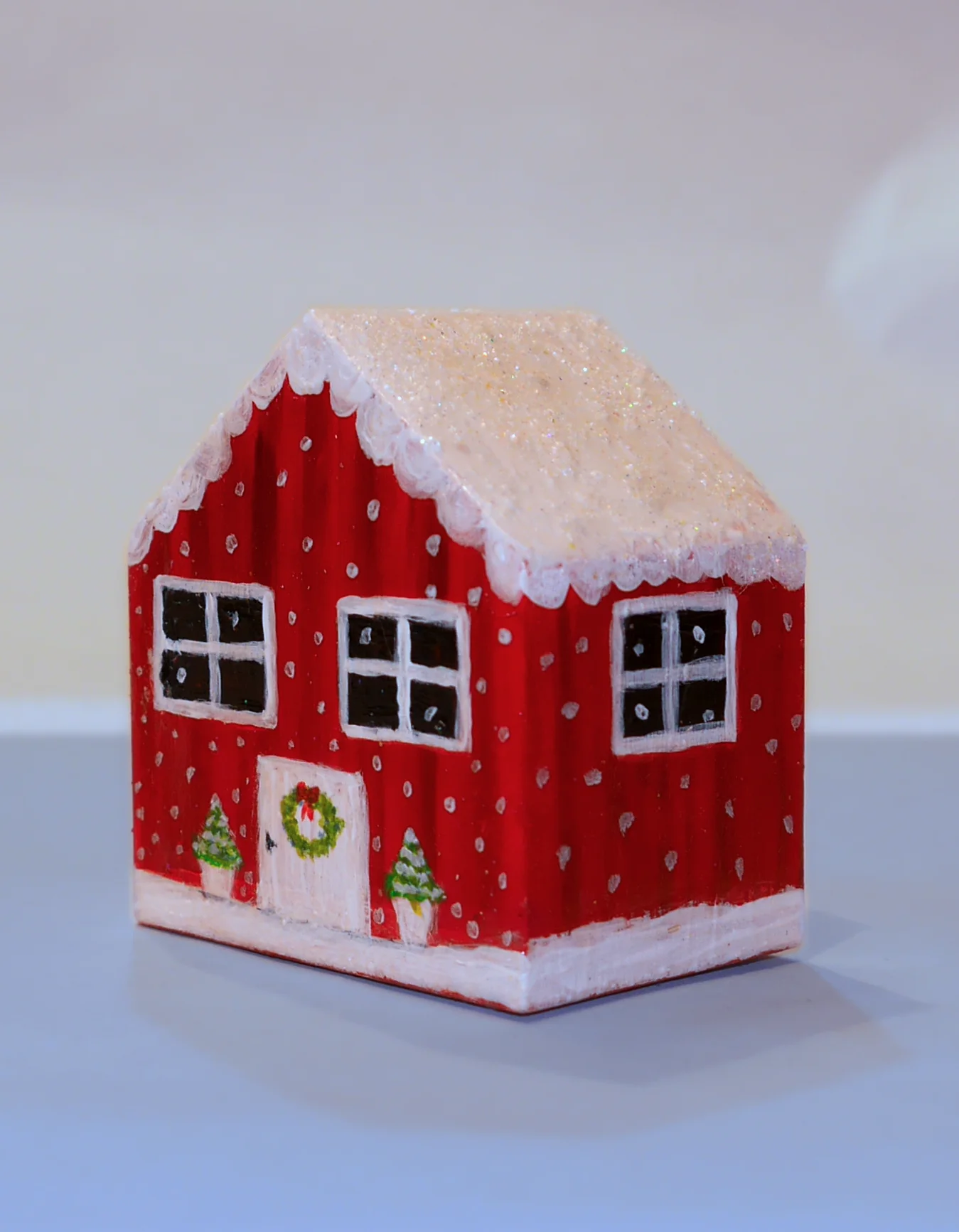 Zimní sněhový domeček