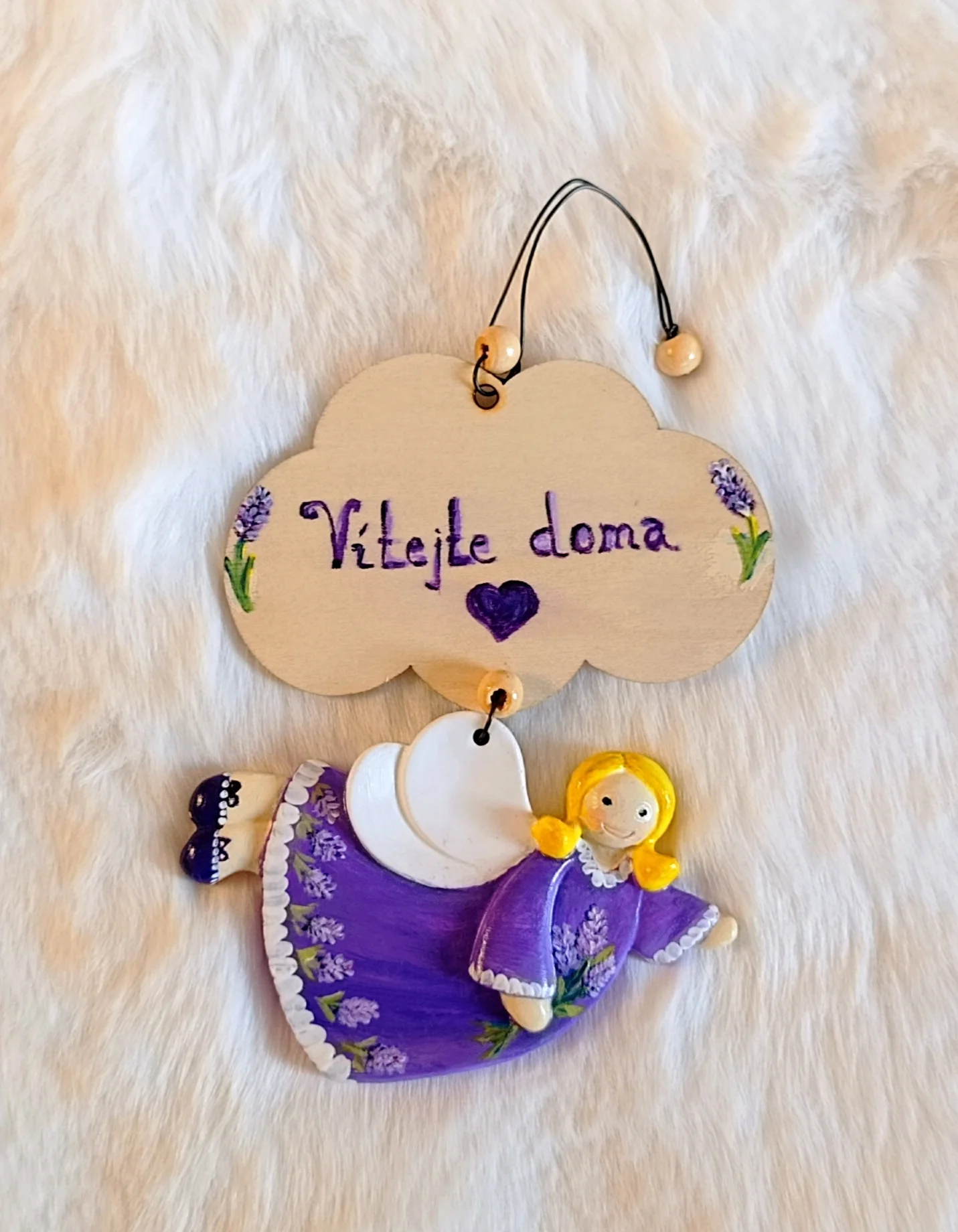 Andělka Levandulínka – Vítejte doma