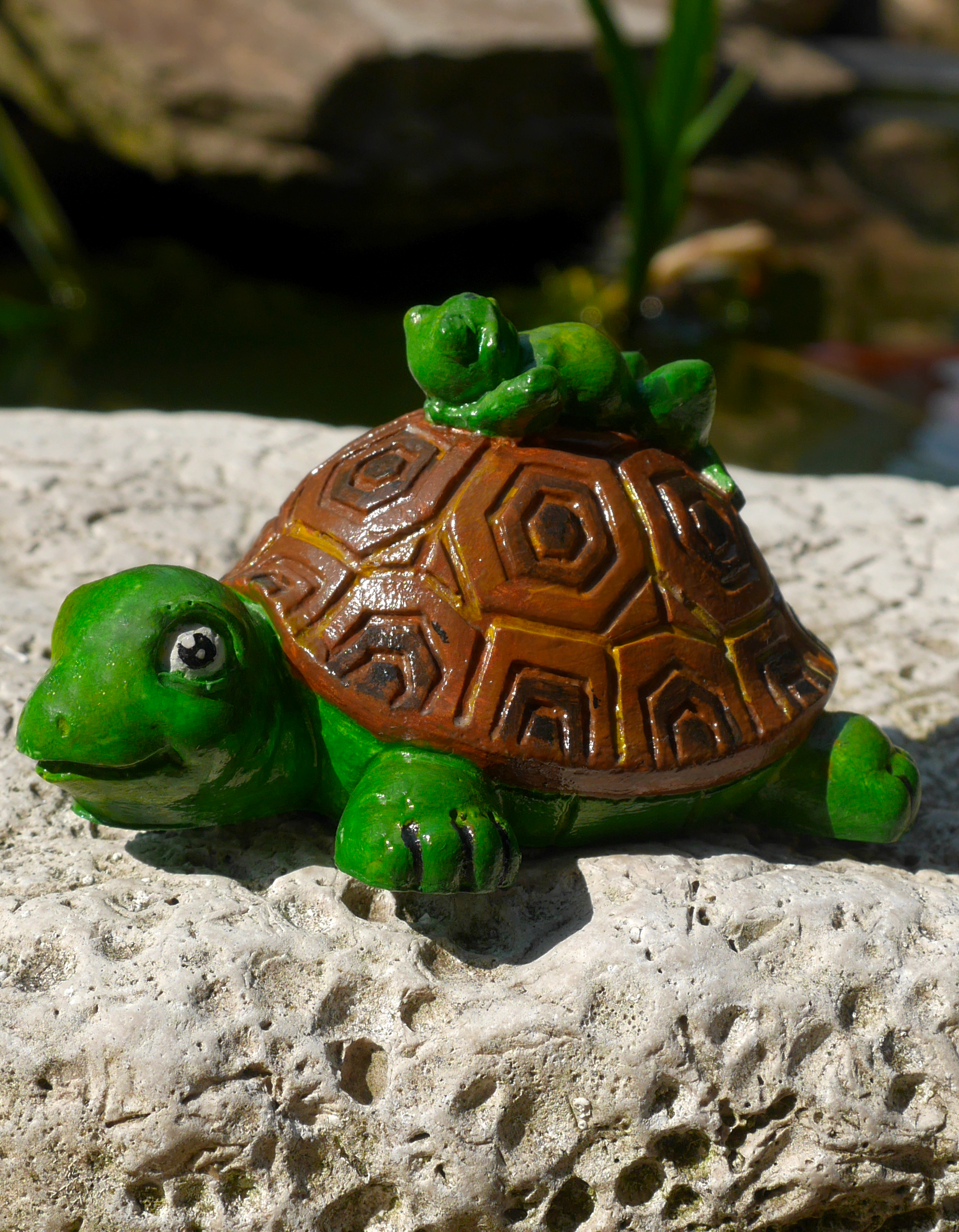 Želva s žabáčkem